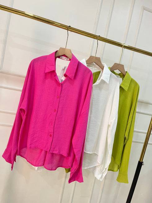 Summer Collar Down Hollow Out Back Shirts
